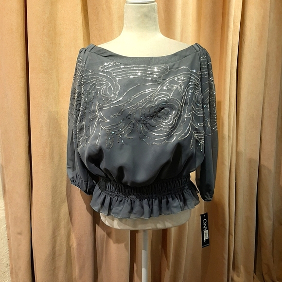 Onyx Nite sequined blouse - Picture 10 of 11
